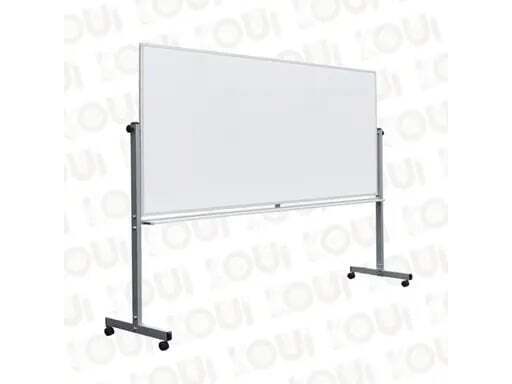 Whiteboard Standing Magnetik 2 Sisi 90x180